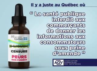 Au Québec le public est maintenu dans l'ignorance par la loi 44