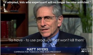 Matt Myers de la Campaign for Tobacco Free Kids a négocié en secret à plusieurs reprise avec le cigarettier Philip Morris et accepté des millions du milliardaire Michael Bloomberg